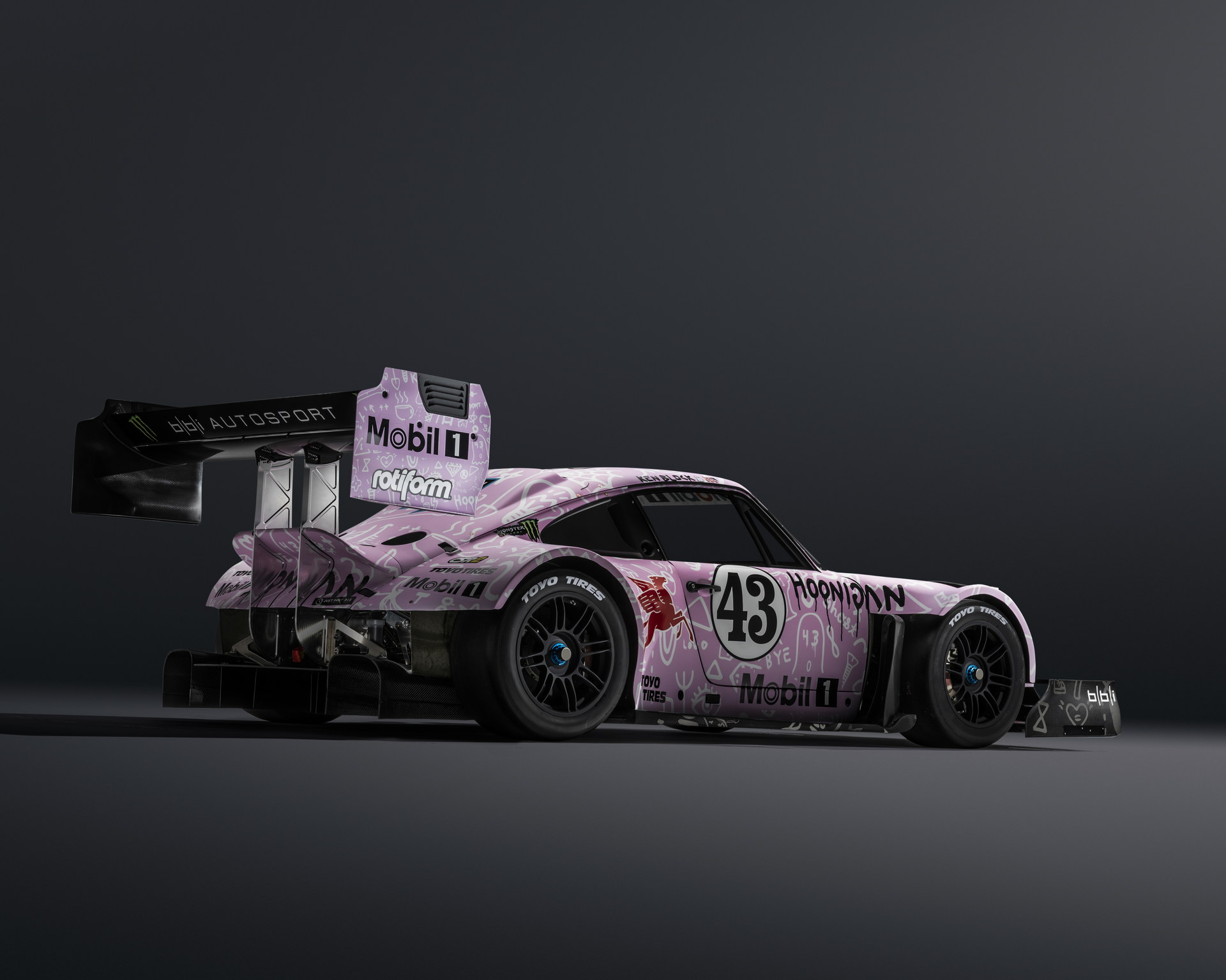 Hoonipigasus is a 1400 HP Porsche 911 Pikes Peak racing car from Ken Block.