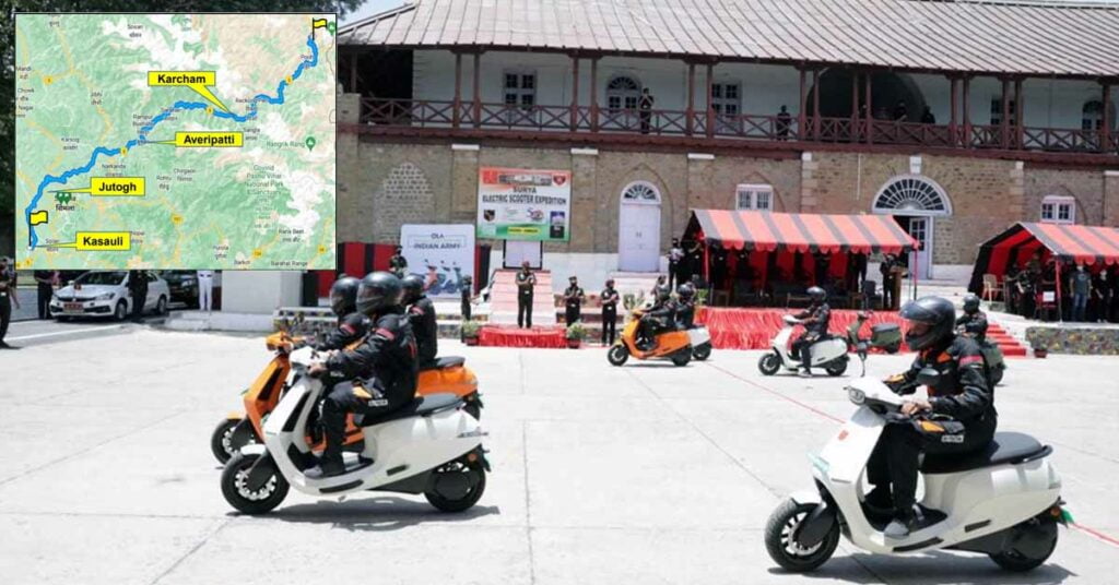 ola s1 pro Indian army Himalayan expedition