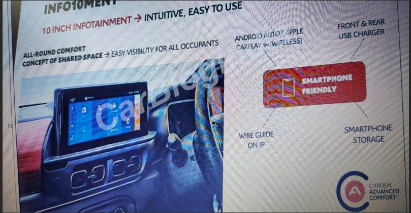 citroen c3 informational entertainment features