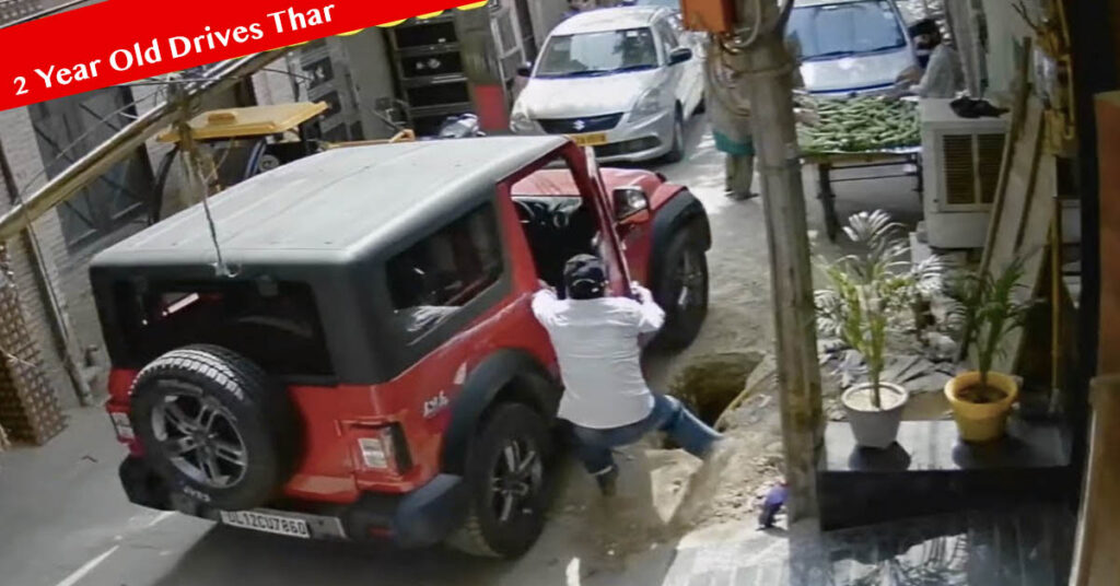 A 2-year-old boy was involved in a car accident with Mahindra Maruti Dzire