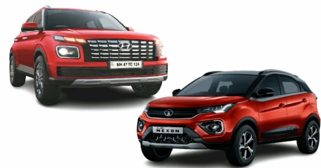 2022 Comparison of Hyundai Venue and Tata Nexon