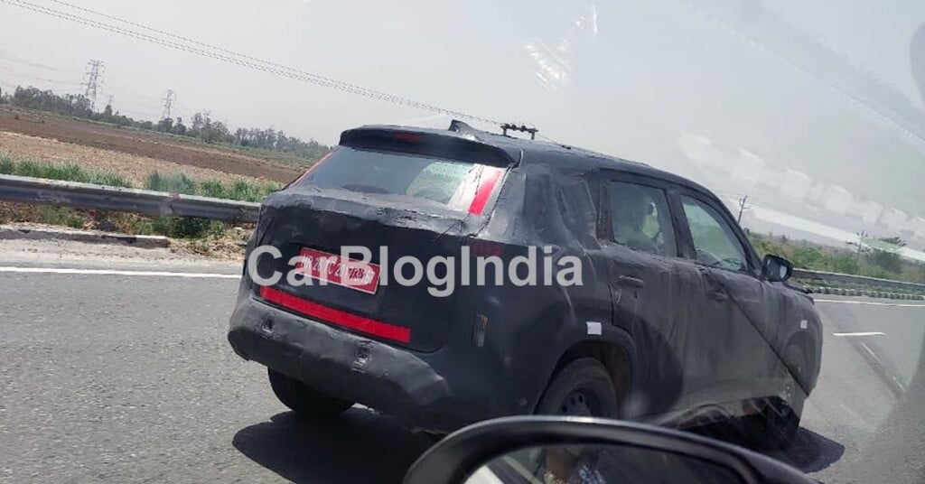 2022 Maruti Brezza High Speed Test Rear Three