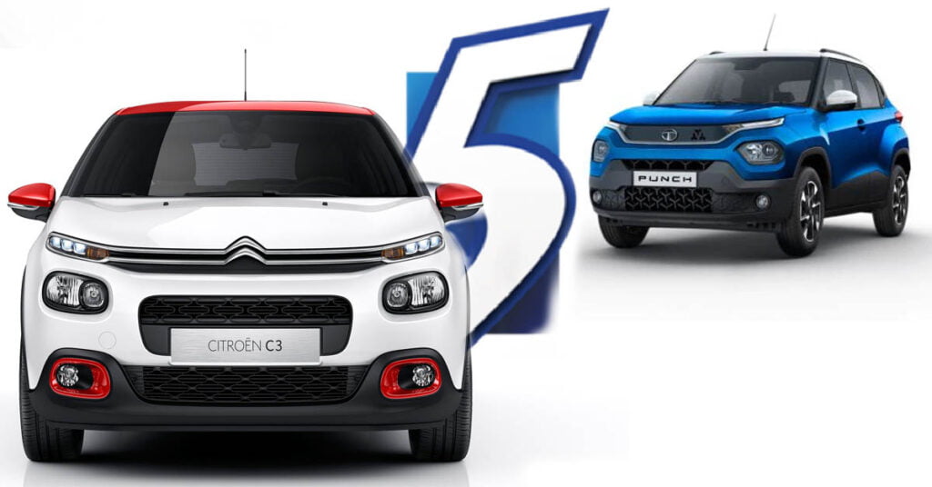Comparison of citroen c3 and tata stroke