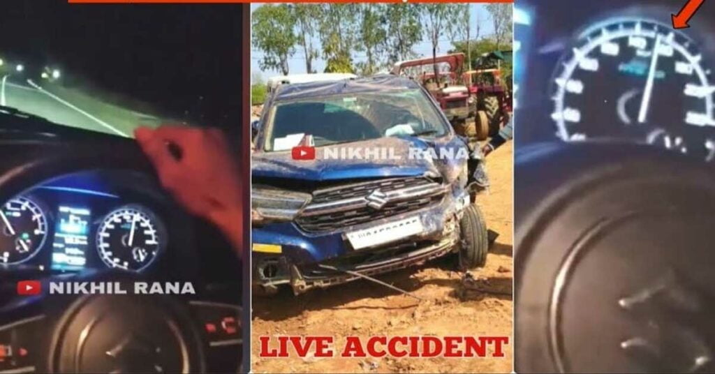 maruti xl6 crash 160 km / h
