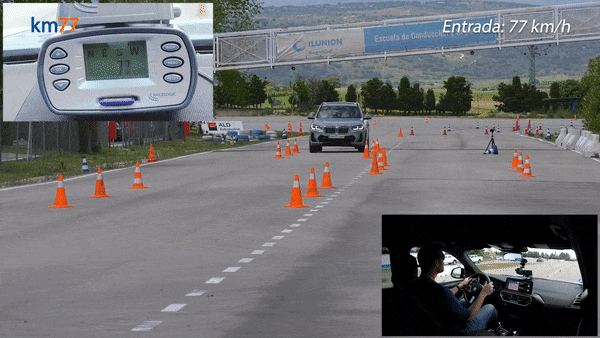 BMW X3 passed the moose test, but it was not beautiful