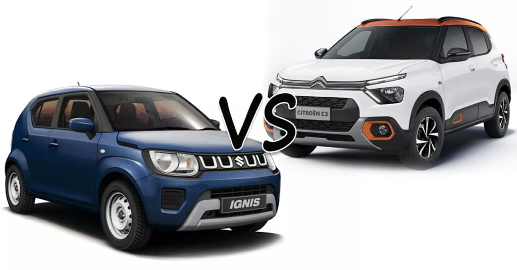Comparison of Citroen C3 and Maruti Ignis