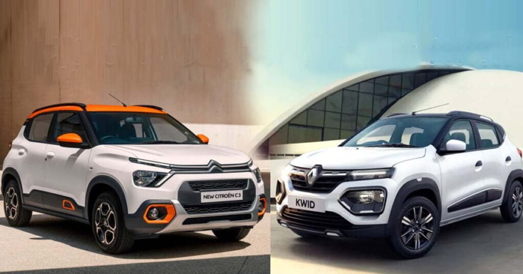 citroen c3 and renault kwid