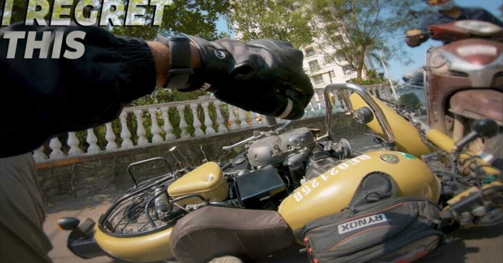 Royal Enfield Honda Activa crashes are dangerous