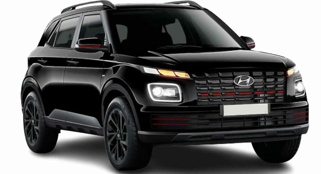 Hyundai Venue Knight Edition rendering