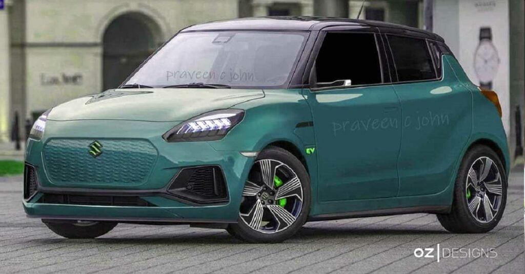 maruti swift ev digital display