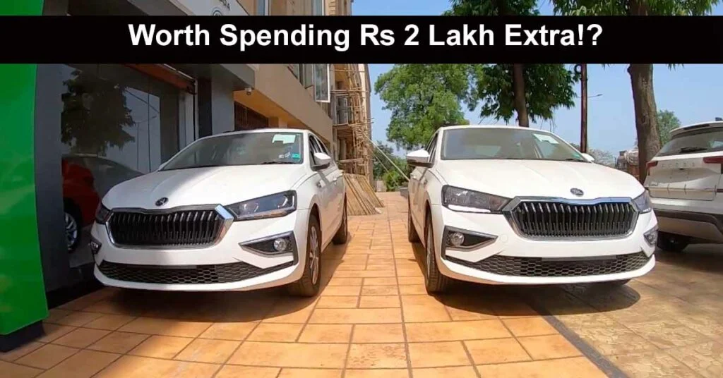 Skoda Slavia Ambition and style comparison