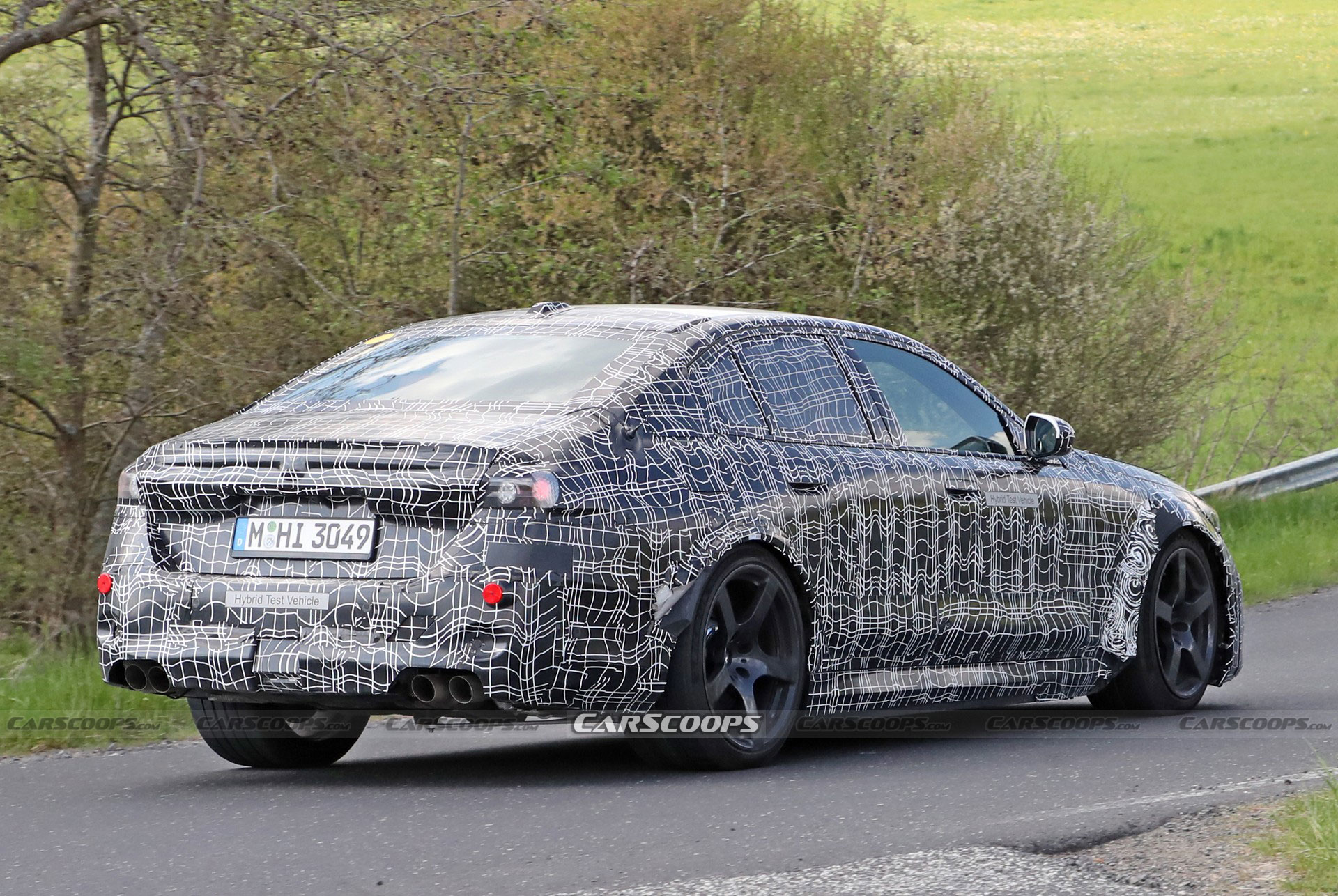 The 2024 BMW M5 has a great design that combines hybrid power