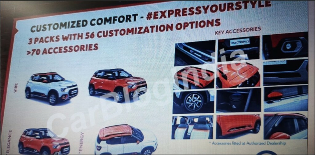 citroen c3 configuration packages