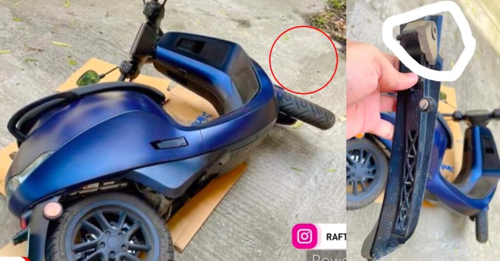 ola s1 pro stand is broken