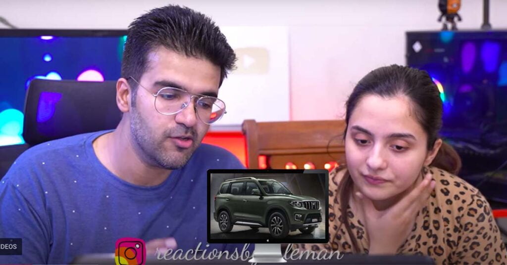 The Pakistani couple responds to the image of Mahindra Scorpio