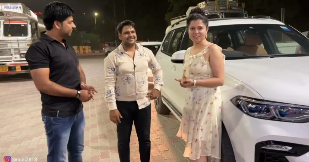 bmw x7 uber prank India