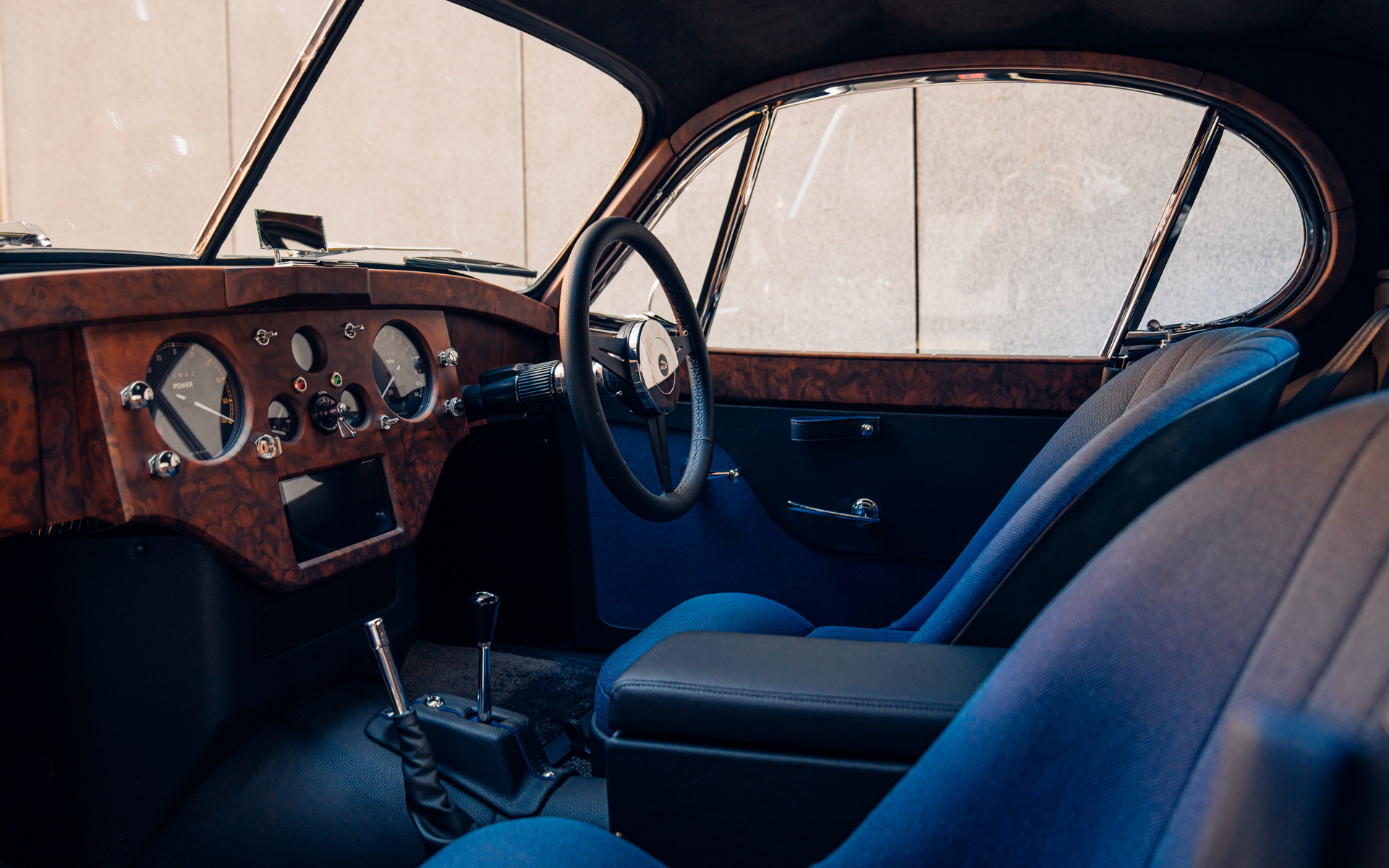 This amazing 1952 Jaguar XK120 is powered by electricity and uses recycled ocean waste inside.
