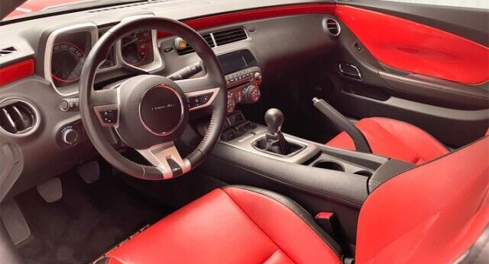 This is an example of a 2010 Chevrolet Camaro SS "recovery mode".
