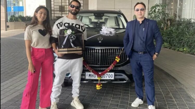 Shahid Kapoor Mira Rajput Mercedes Maybach Gls600 Car Blog India Car Blog India Shahid Kapoor Mira Rajput Mercedes Maybach Gls600