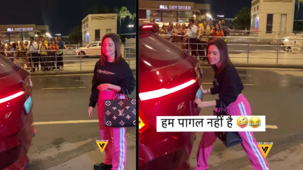 Nushrratt bharuccha struggles tailgate bmw ix Car Blog India Nushrratt Bharuccha Struggles with Tailgate of Bmw Ix