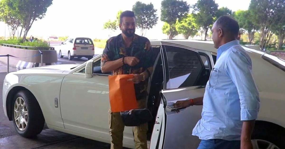 Undefined Car Blog India Sanjay Dutt with His Rolls Royce Ghost
